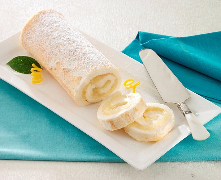 Lemon Angel Cake Roll Lemon Angel Cake Roll